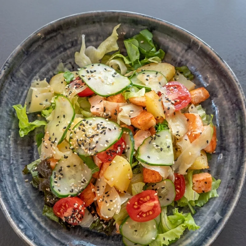 Salada de Salmão